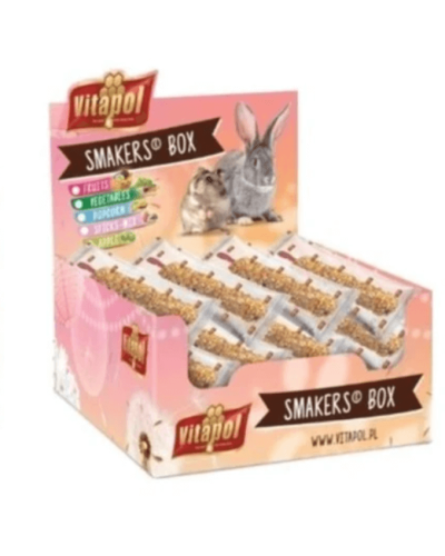 ВИТАПУЛ колба BOX-12шт д/грызун. яблоко 3133