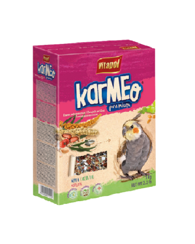 ВИТАПУЛ корм KARMEO д/нимф 1 кг, 2202К (8 шт в упаковку)