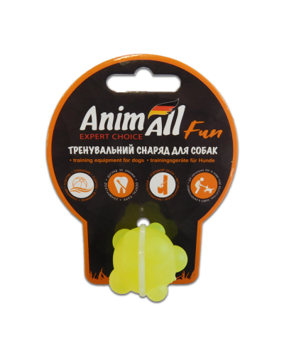 AnimAll Фан 88131 шар молекула 3 см желтая