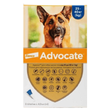 Краплі на холку для собак Elanco Bayer Advocate більше 25 кг, 3 шт