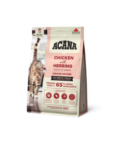 Сухий корм для дорослих домашніх котів ACANA Indoor Entree Cat Домашня Страва 1,8 кг (а71450)