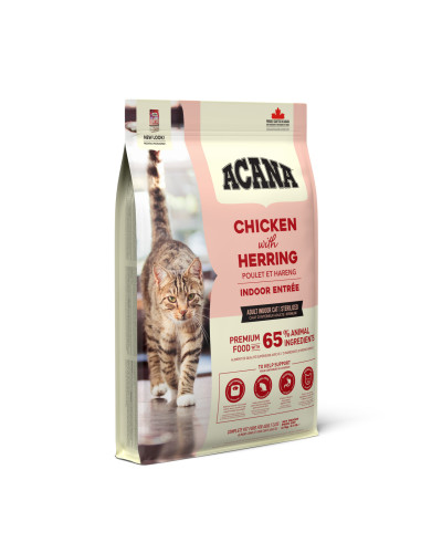 Сухий корм для дорослих домашніх котів ACANA Indoor Entree Cat Домашня Страва 4,5 кг (а71451)