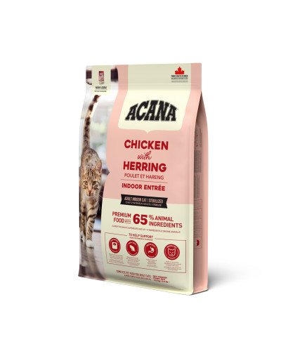 Сухий корм для дорослих домашніх котів ACANA Indoor Entree Cat Домашня Страва 4,5 кг (а71451)