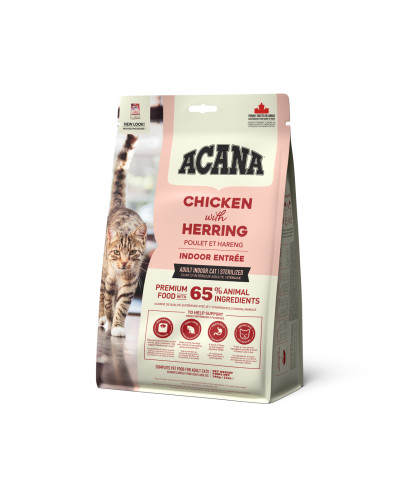 Сухой корм для взрослых домашних котов ACANA Indoor Entree Cat Домашнее Блюдо 340 г (а71448)