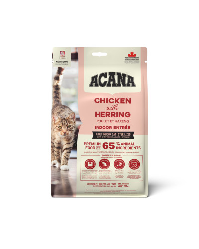 Сухой корм для взрослых домашних котов ACANA Indoor Entree Cat Домашнее Блюдо 340 г (а71448)