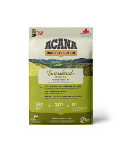 Сухий корм для собак усіх порід та стадій життя ACANA Grasslands Recipe Dog 6 кг (a54260)