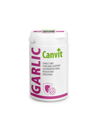 Комплексная корм добавка Canvit Garlic для собак и котов с часником, куркумоюй, ромашкой, вит В12 (can56651)