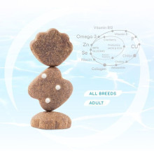 Сухой корм для собак всех пород Optimeal Beauty Podium Shiny Coat & Dental Care 1,5 кг (морепродукты)