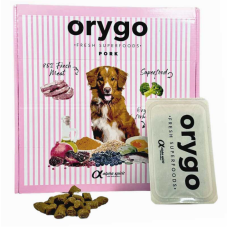 Корм для дорослих собак ORYGO Pork Іберійською свининою та броколі напіввологий (200г х18) 3,6 кг (ORYGD030000846)