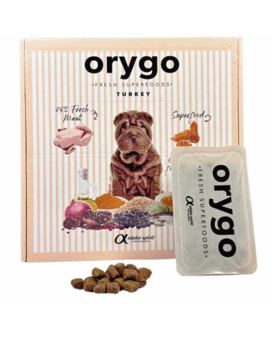 Корм для взрослых собак ORYGO Turkey с индейкой и тыквой полувлажный (200г х18) 3,6 кг (ORYGD030000746)