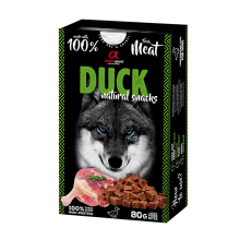 Натуральное лакомство для собак Alpha Spirit Snacks Duck полувлажные с уткой 80 г (ALPHD110000645)