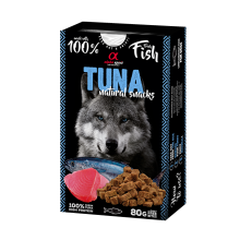 Натуральное лакомство для собак Alpha Spirit Snacks Tuna полувлажные с тунцем 80 г (ALPHD110001345)