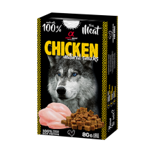 Натуральное лакомство для собак Alpha Spirit Snacks Chicken полувлажные с курицей 80 г (ALPHD110000545)