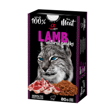 Натуральное лакомство для котов Alpha Spirit Snacks Lamb полувлажные с ягненком 80 г (ALPHG110000245)