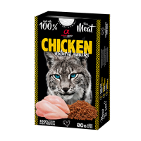 Натуральні ласощі для котів Alpha Spirit Snacks Chicken напіввологі з курятиною 80 г ( ALPHG110000545)