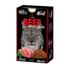 Натуральное лакомство для собак Alpha Spirit Snacks Beef полувлажные с говядиной 80 г (ALPHG110000145)
