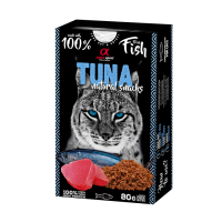 Натуральні ласощі для котів Alpha Spirit Snacks Tuna напіввологі з тунцем 80 г ( ALPHD110001345)