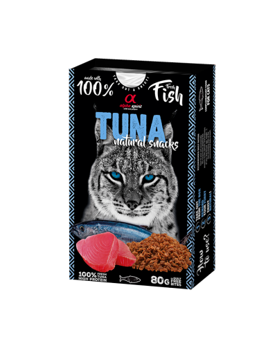 Натуральное лакомство для котов Alpha Spirit Snacks Tuna полувлажные с тунцем 80 г (ALPHD110001345)