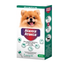 Ataxxa by KRKA - Атакса капли от блох, клещей и комаров для собак, до 4кг