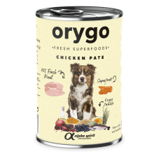 Повнораціонний вологий корм Orygo Chicken Pate з курятиною та морквою для дорослих собак 400 г (ORYGD060008912)