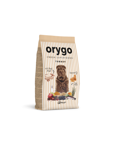 Корм для дорослих собак ORYGO Turkey з індичкою та гарбузом напіввологий 8 кг (ORYGD030000747)