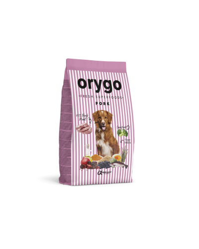 Корм для дорослих собак ORYGO Pork Іберійською свининою та броколі напіввологий 8 кг (ORYGD030000847)