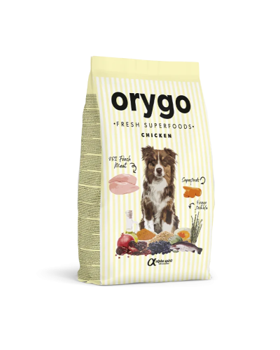 Корм для дорослих собак ORYGO Chiсken з куркою та морквою напіввологий 8 кг (ORYGD030000547)