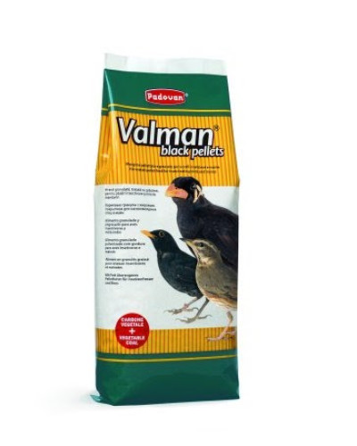 Повнораціонний корм для комахоїдних птахів Padovan Valman Black Pellets 1 кг (PP00039)