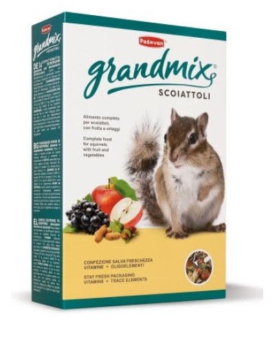 Корм для білок і бурундуків Padovan GrandMix Scoiattoli 750 г (PP00190)