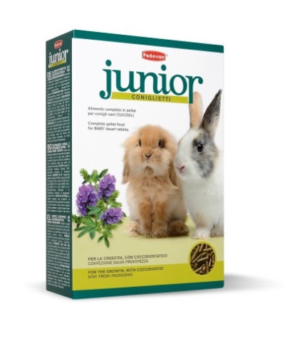 Полноценный корм для молодняка кроликов Padovan Junior Coniglietti 850 г (PP00386)