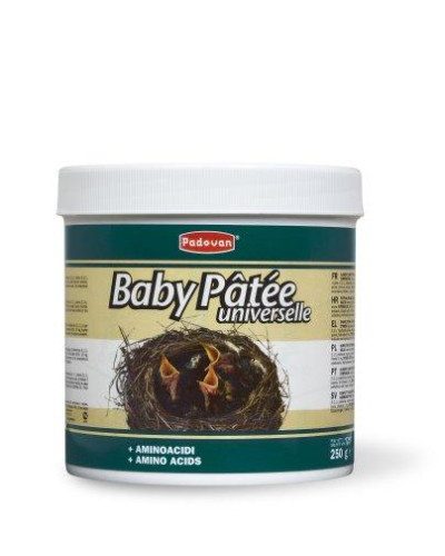Повнораціонний корм для пташенят зерноїдних птахів Padovan Baby Patee Universelle 250 г (PP00439)