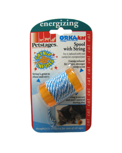 Іграшка для котів Petstages Orka Spool Йо-йо з м'ятою 4х5х4 см (pt313)
