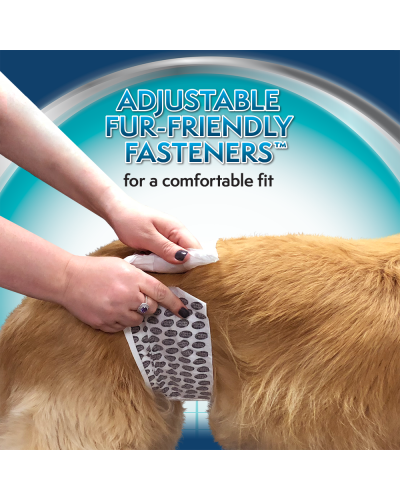 Вологопоглинаючий пояс для собак Simple Solution Disposable Wrap for Male Dogs для середніх порід (ss11538)