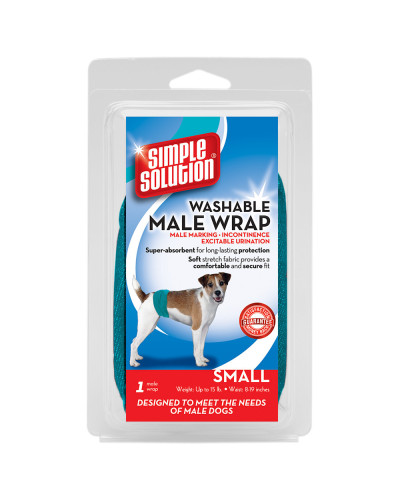 Гігієнічна підкладка-протектор для тварин Simple Solution WASHABLE MALE WRAP для малих порід S (ss11240)