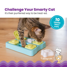 Іграшка для котів Nina Ottosson Catstages Kitty Cube Puzzle (Пазли) інтерактивна 2 рівень складності 22,1х16,8 см (no71456)