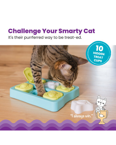 Іграшка для котів Nina Ottosson Catstages Kitty Cube Puzzle (Пазли) інтерактивна 2 рівень складності 22,1х16,8 см (no71456)