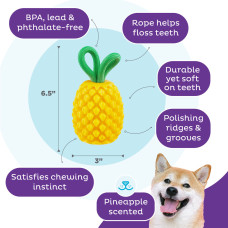 Іграшка для собак Outward Hound Pineapple (Ананас) жувальна для ласощів 16х7 см (oh71492)
