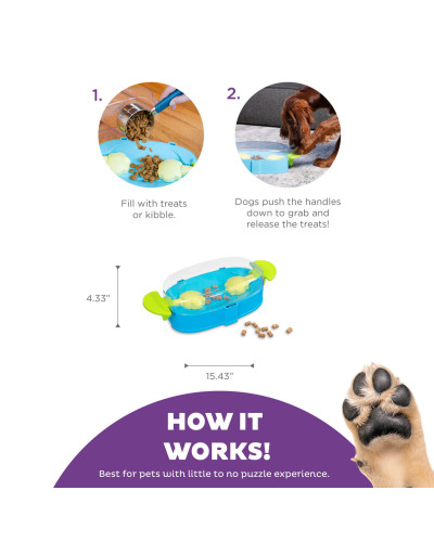 Игрушка для собак Nina Ottosson Paw N' Play Dog Puzzle Пазл 2 ур. 40×11см (no71543)