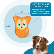 Игрушка для собак Outward Hound Durablez Fox Org Лисица с пищалкой 16×13×4см (oh68140)