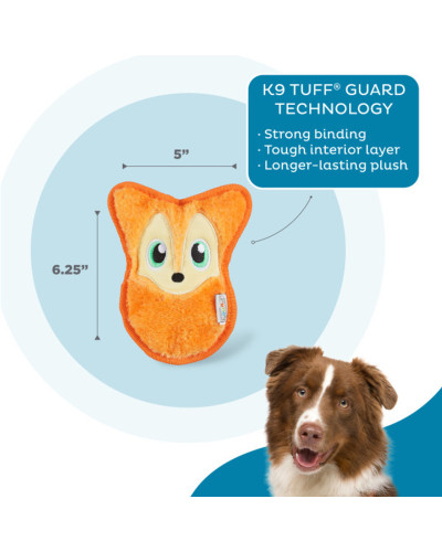 Игрушка для собак Outward Hound Durablez Fox Org Лисица с пищалкой 16×13×4см (oh68140)