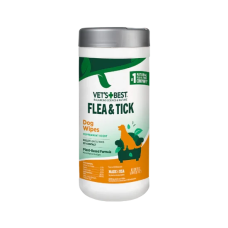 Серветки Vet's Best Flea&Tick Wipes проти комах для собак 50 шт (vb10459)