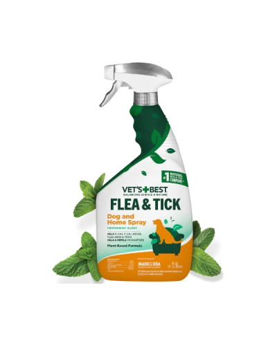 Спрей Vet`s Best Natural Flea & Tick Home Spray от блох,клещей и москитов для собак и дома 945 мл (vb10348)