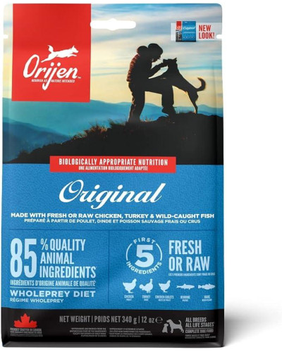 Сухой корм для собак всех пород и всех стадий жизни Orijen Original 340 г (o18234)