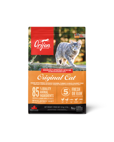 Сухой корм для котов всех пород и всех стадий жизни Orijen ORIGINAL CAT 1,8 кг (o28018)