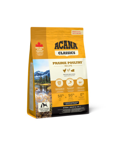 Сухий корм для собак всіх порід та всіх стадій життя ACANA Prairie Poultry Recipe Dog 2 кг (a56021)
