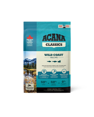 Сухий корм для собак всіх порід та всіх стадій життя ACANA Wild Coast  Recipe Dog 6 кг (а56260)