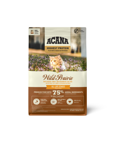 Сухой корм для котов всех пород и стадий жизни ACANA Wild Prairie Cat 1,8 кг (а64018)