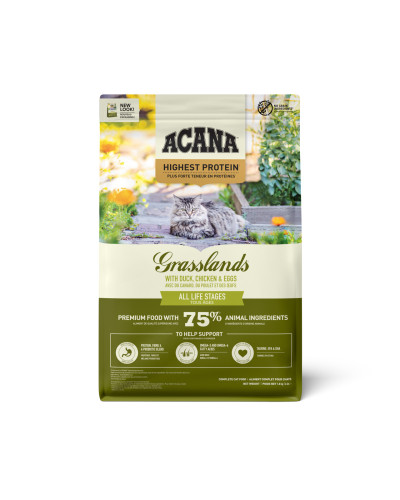 Сухой корм для котов всех пород и стадий жизни ACANA Grasslands Cat 1,8 кг (a64218)
