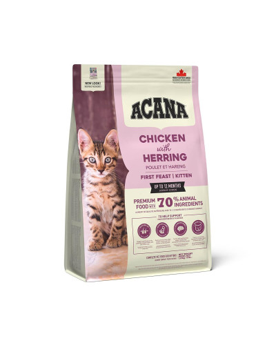 Сухий корм для кошенят всіх порід ACANA First Feast Перший Бенкет 1,8 кг (a71430)