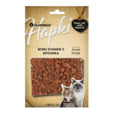 Flamingo М'які кубики з кролика для котів 50 GR